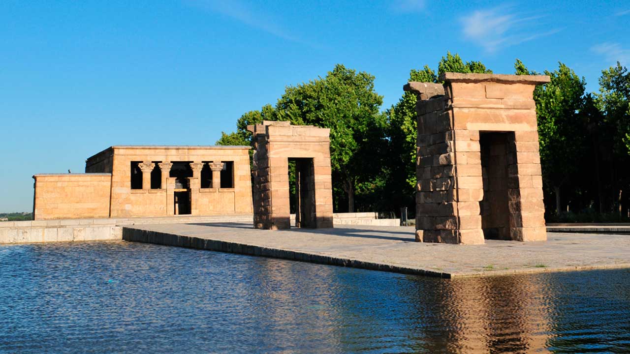 El templo Debod, una joya de Egipto en la capital de España, Madrid